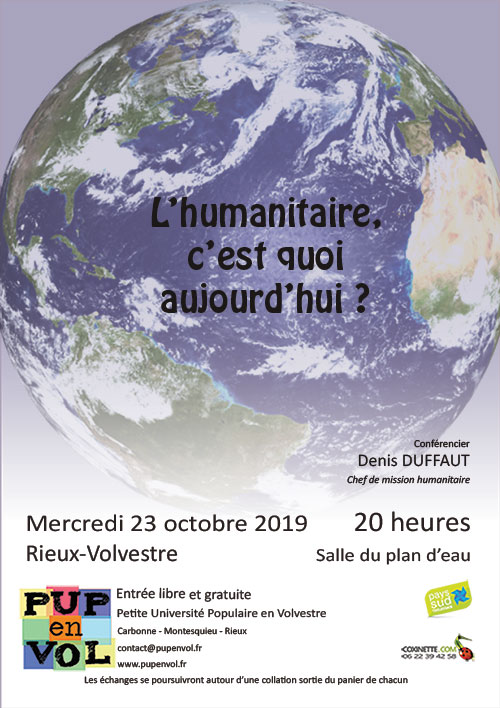 L’humanitaire, c’est quoi aujourd’hui ?