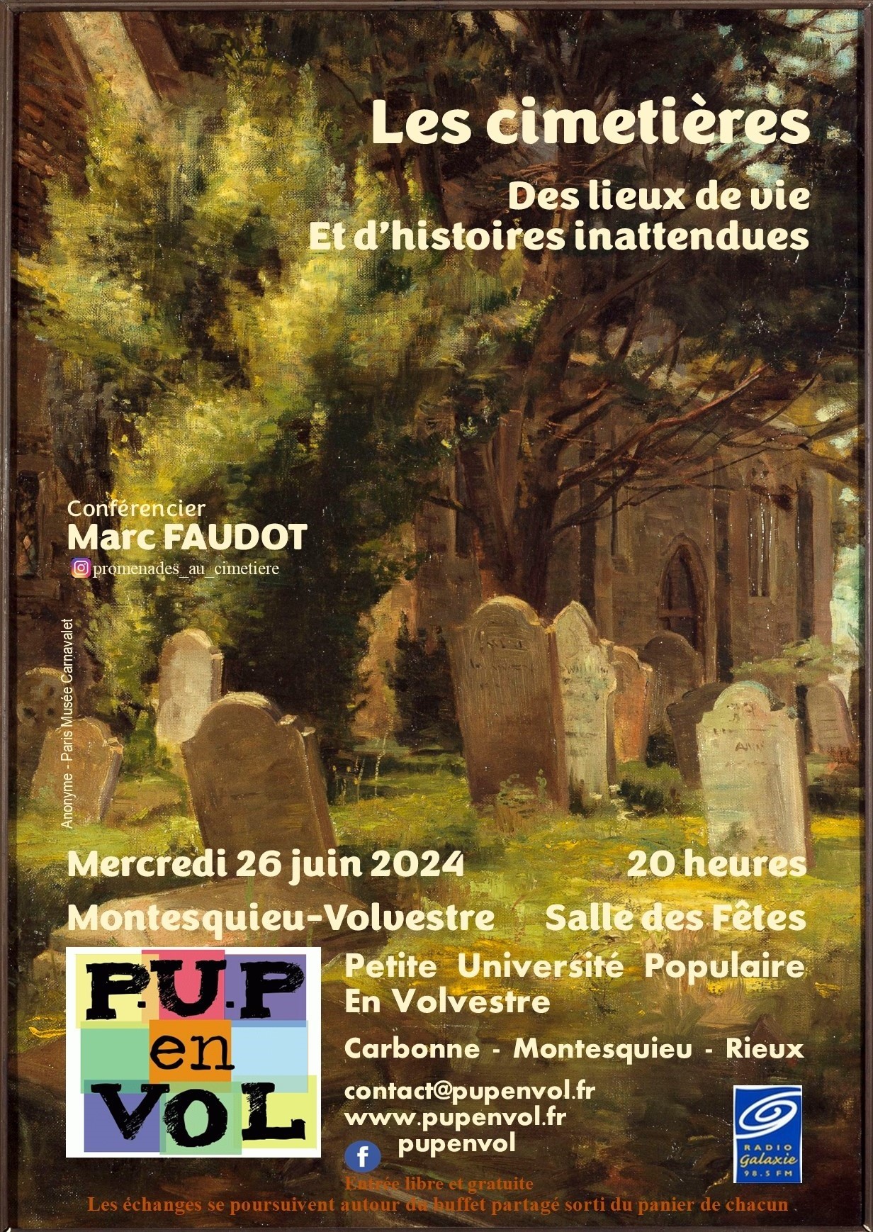 Les cimetières, lieux de vie et d’histoires inattendues