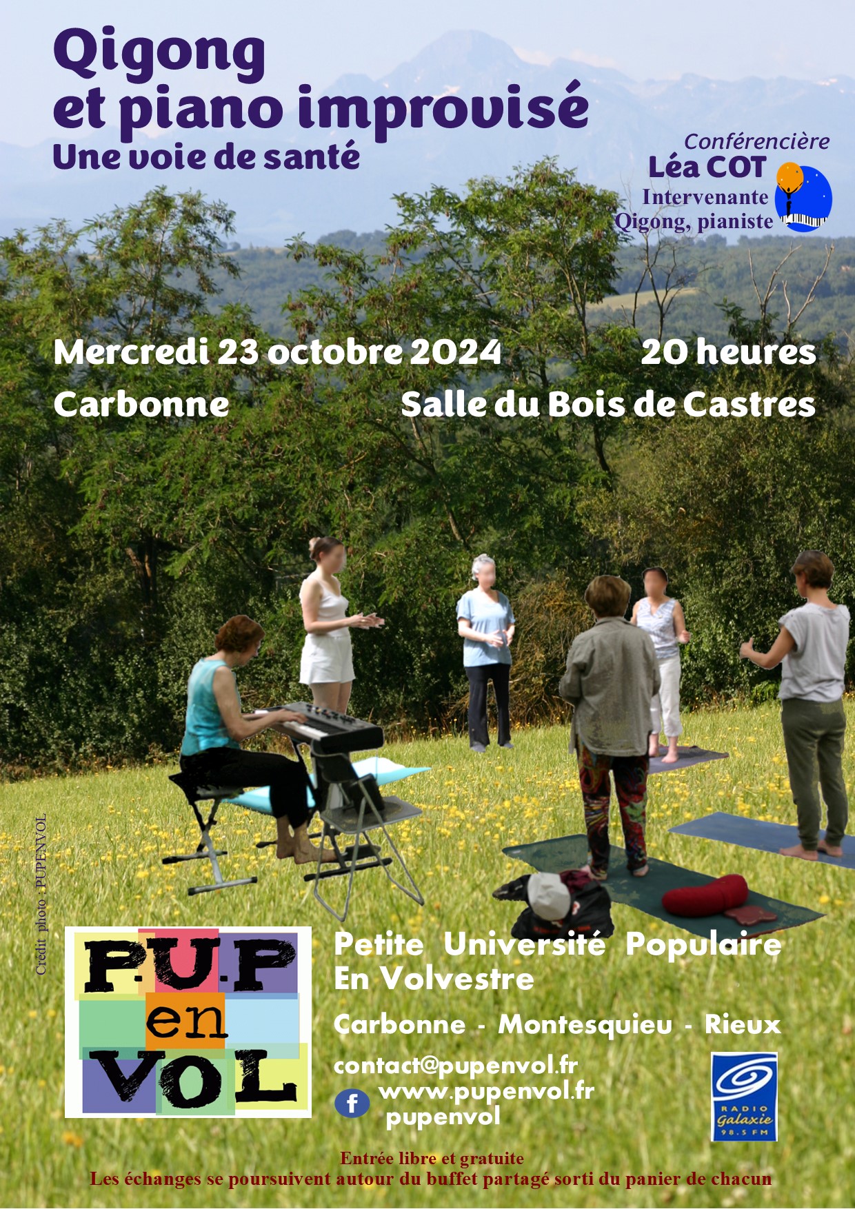 Qigong et piano improvisé