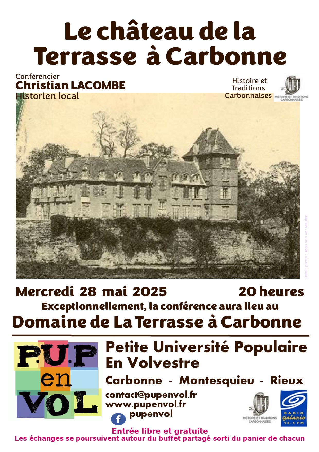 Histoire du Château de la Terrasse à Carbonne