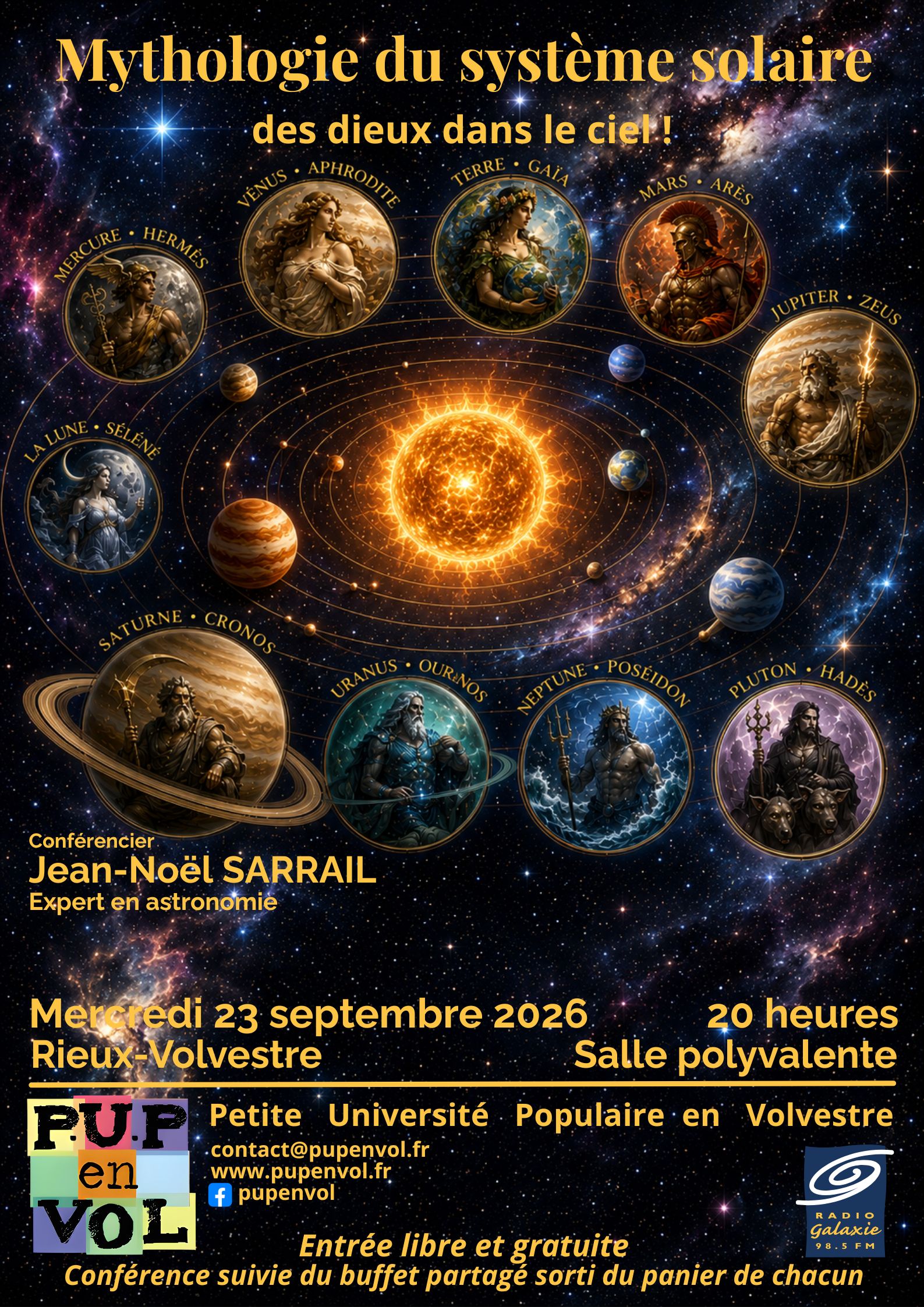 Mythologie du Système Solaire – des dieux dans le ciel !